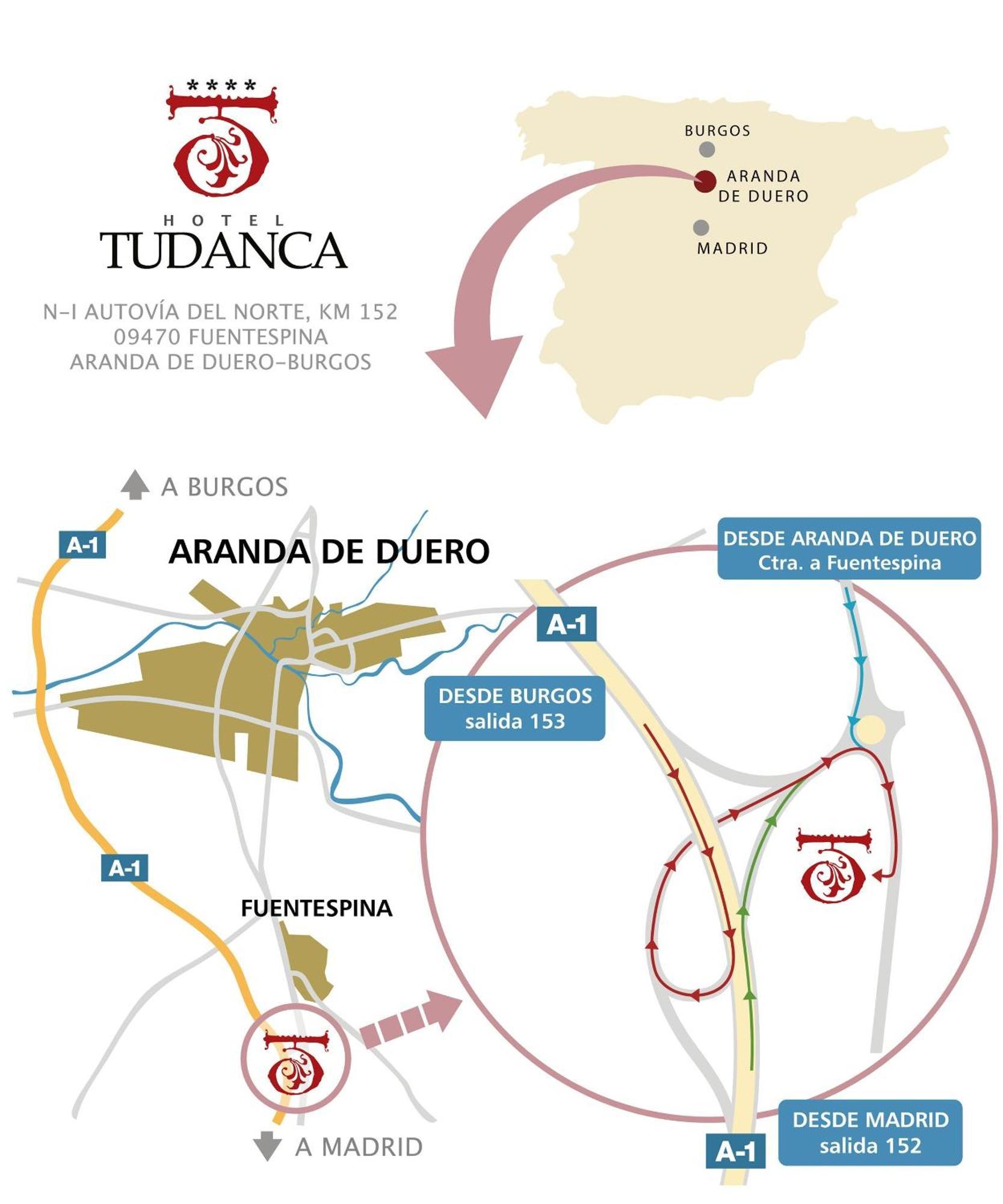 Hotel Tudanca-Aranda II Fuentespina Eksteriør bilde